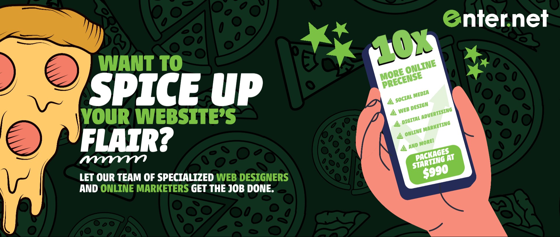 All in One Pizza Online Marketing Package! 100